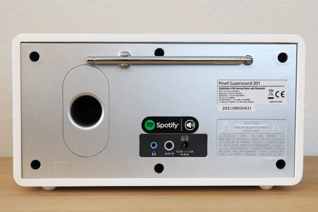 Pinell Supersound 301 DAB+ Internetradio - Wit