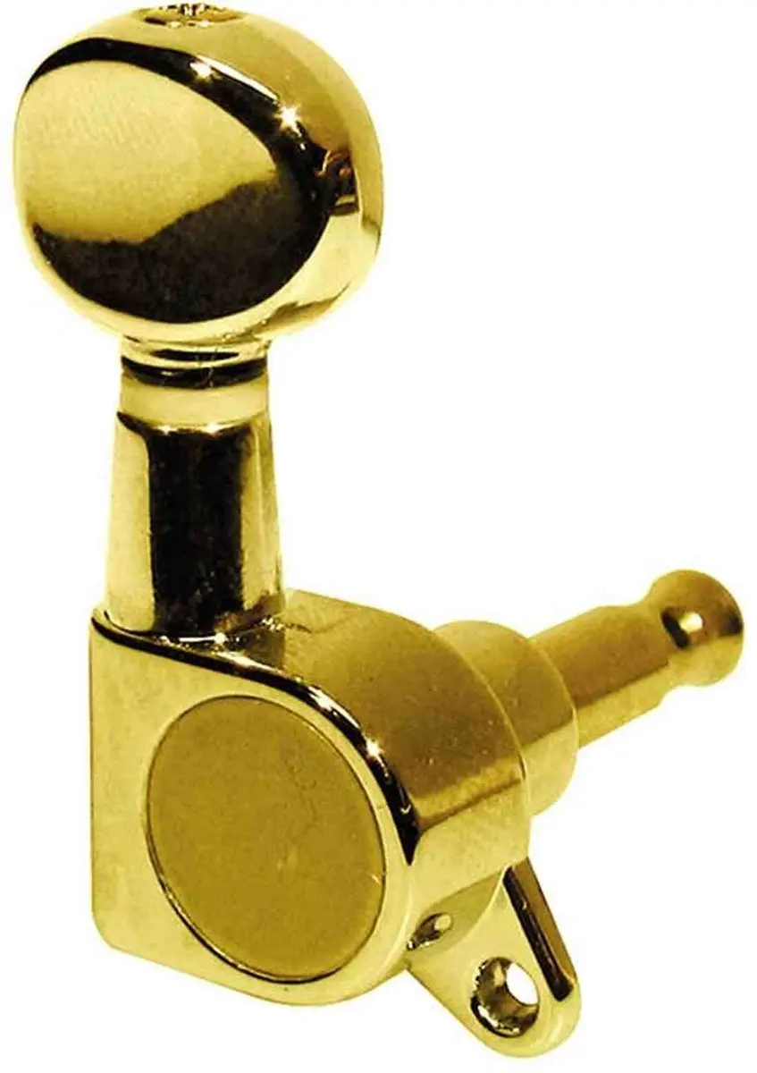 Boston 77-GLR Stemmechanieken voor gitaar, die cast, 3x links + 3x rechts, goud,