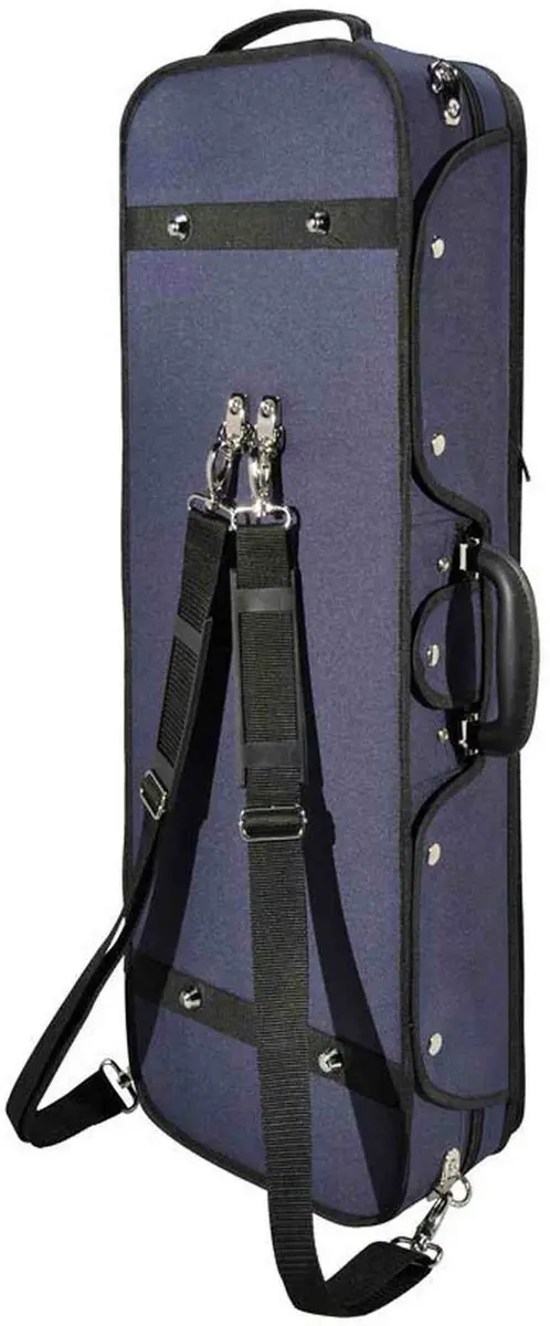 Leonardo VAC-47-UU Pro Series altvioolkoffer oblong verstelbaar blauw