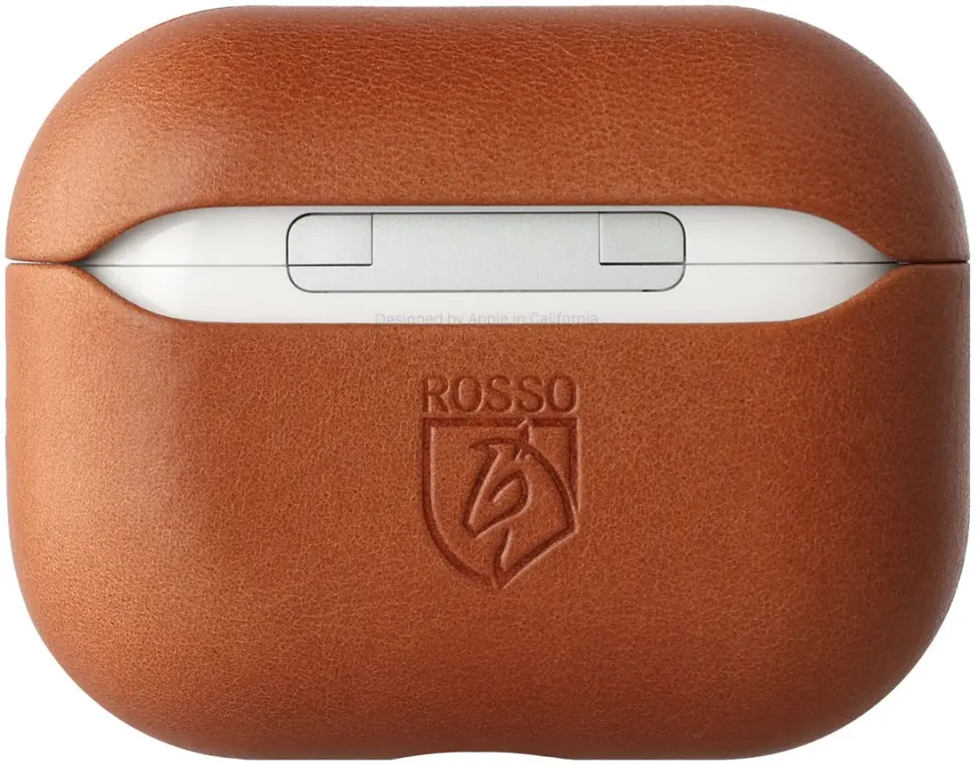 Rosso Deluxe Case 225369 - AirPods Pro 2 Hoes - Echt Leer Bruin