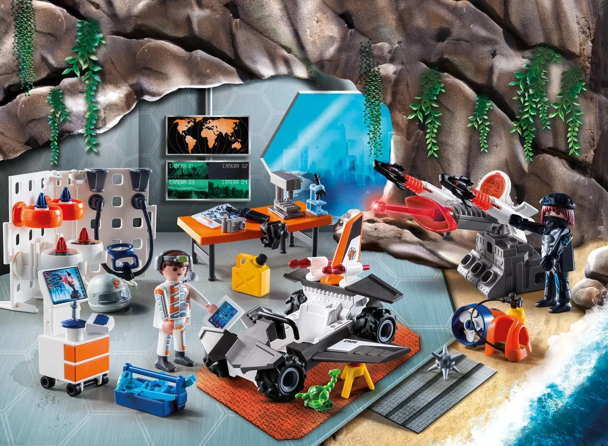 Playmobil Adventskalender Top Agents 9263 - Multicolor