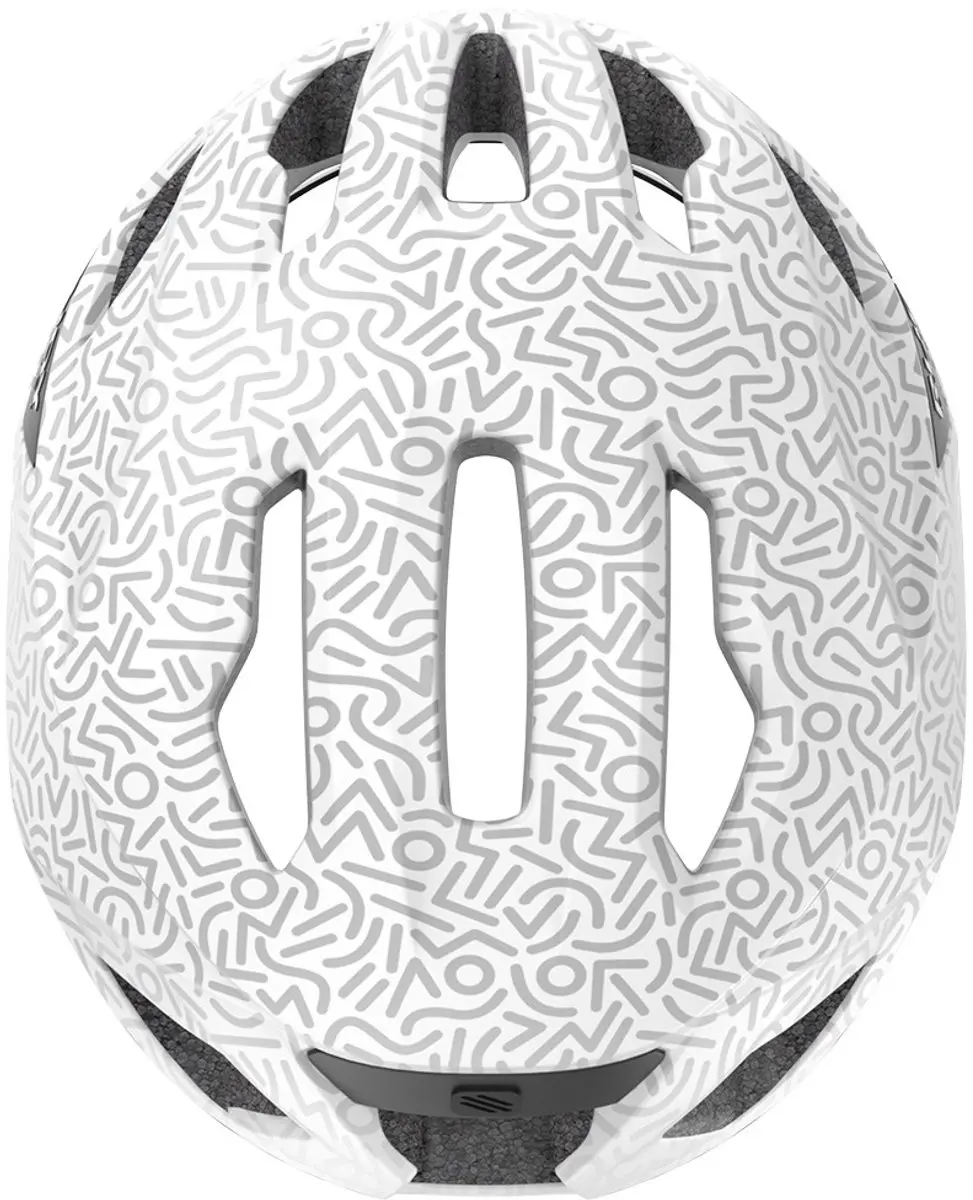 Rudy Project Sinergy Helmet - L 59-63cm - Wit Doodle Mat