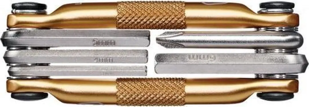 Crankbrothers multitool M5 zak model goud 5-delig