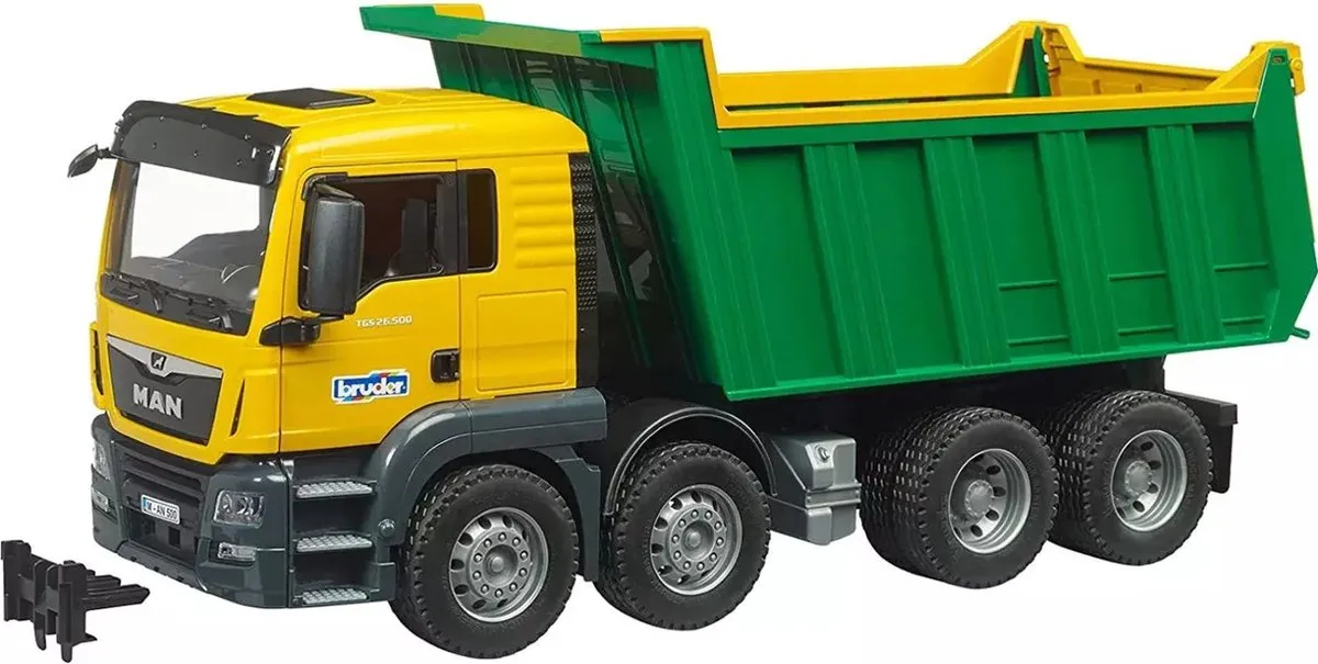 Bruder MAN TGS Kiepwagen 03766 - Groen
