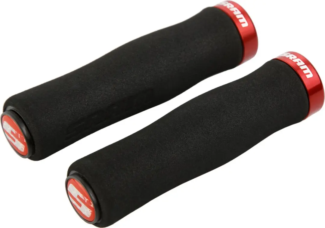 SRAM Locking Contour Foam Handvatten 129mm - Zwart-Rood