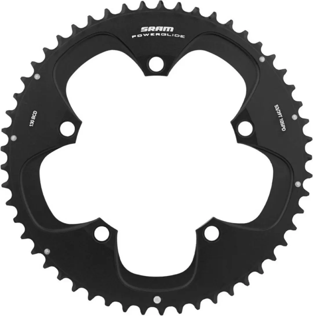 SRAM Road Kettingblad 130mm 49 Tanden - Zwart - afbeelding 3 van 6