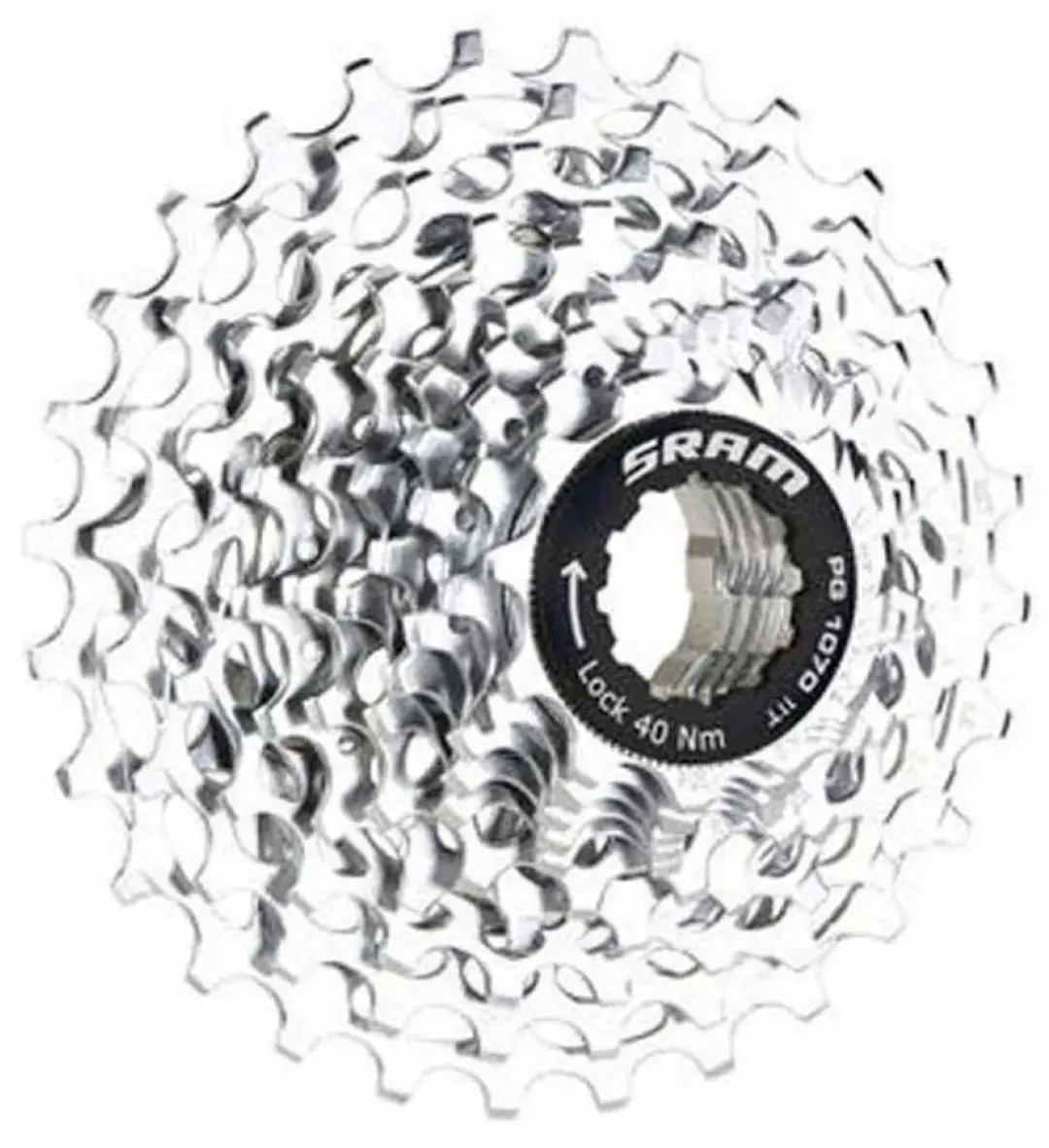 SRAM Powerglide 1070 Cassette 10-speed 12-27T - Zwart - afbeelding 4 van 5