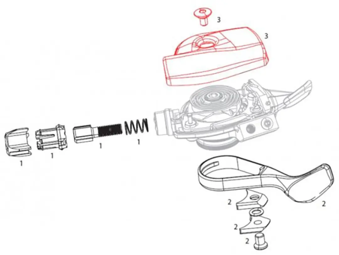 SRAM Trigger XX1 Behuizingen Set