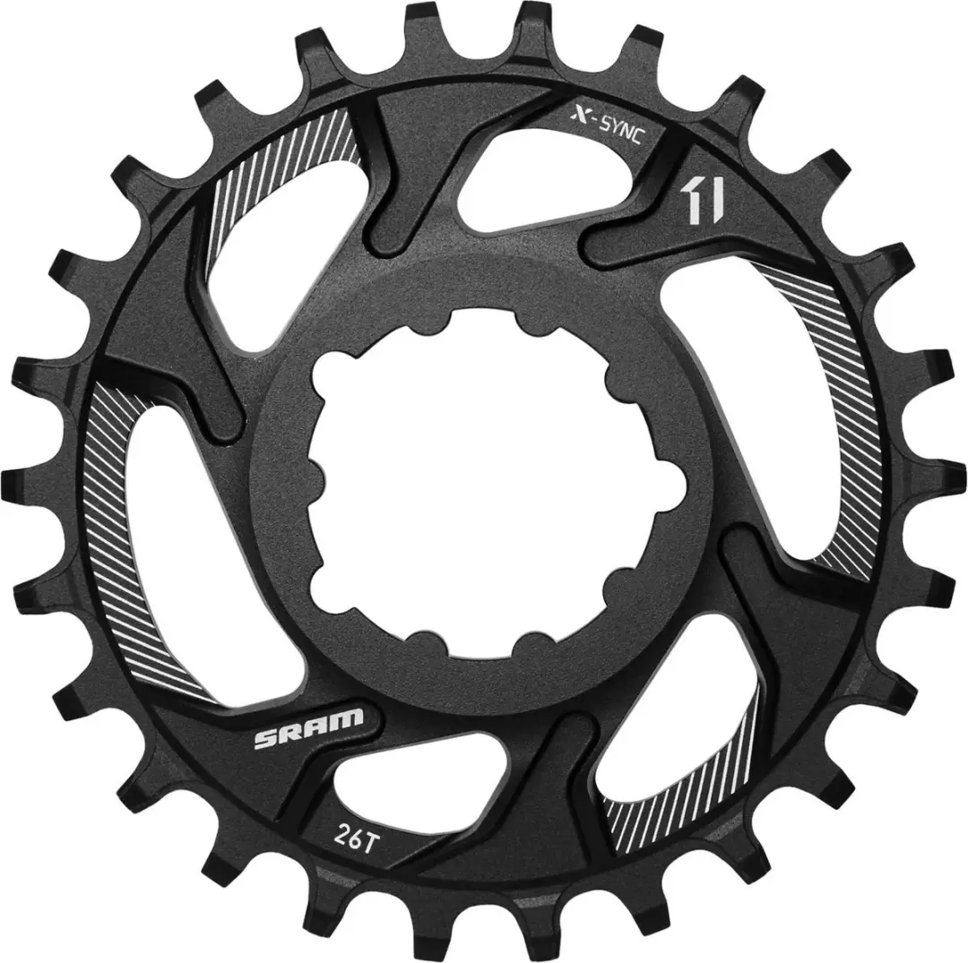 SRAM X-Sync Kettingblad Direct Mount 11-speed 6° Offset, zwart Uitvoering 28T