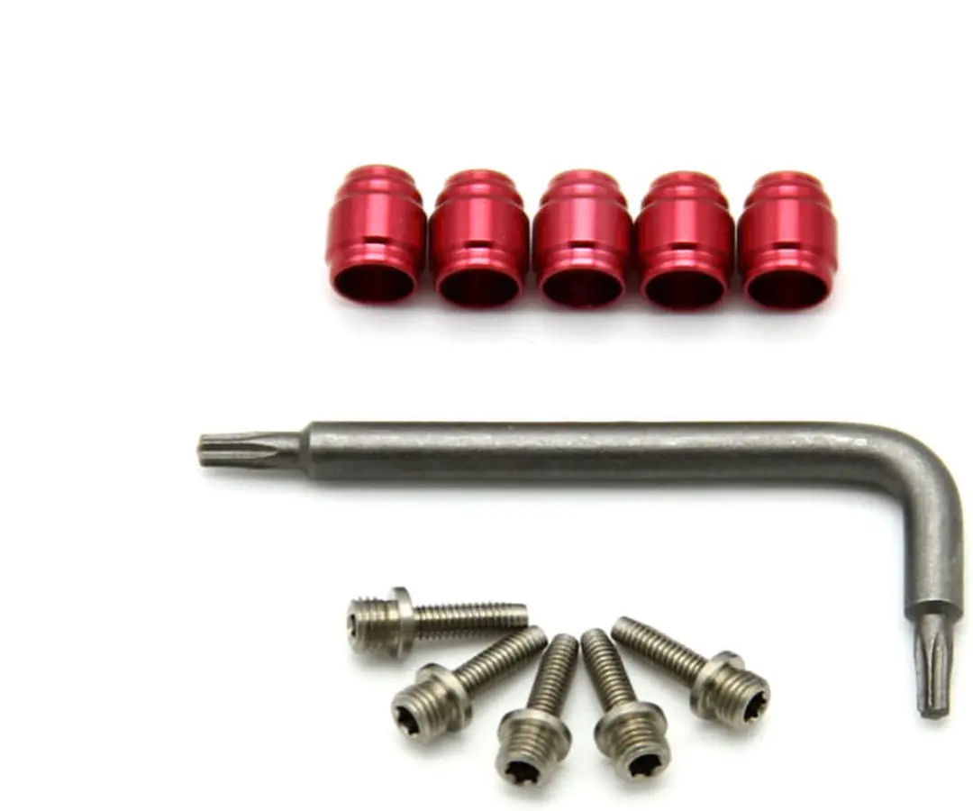SRAM Schijfrem Aansluitset - Rood 5 Stuks
