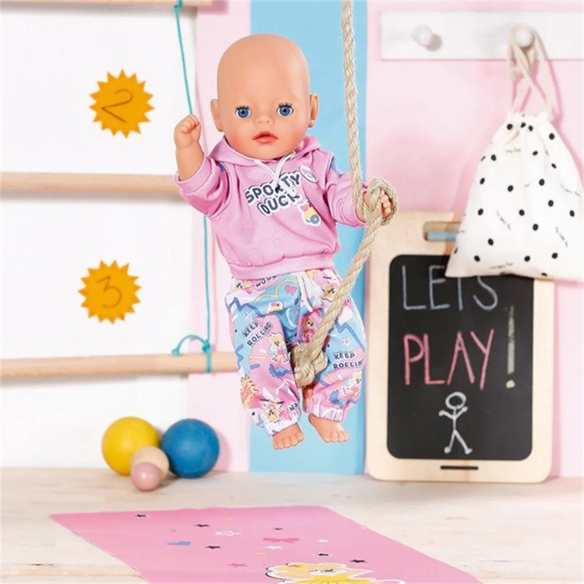 Baby Born Little Kindergarten Gymoutfit 36cm - Roze