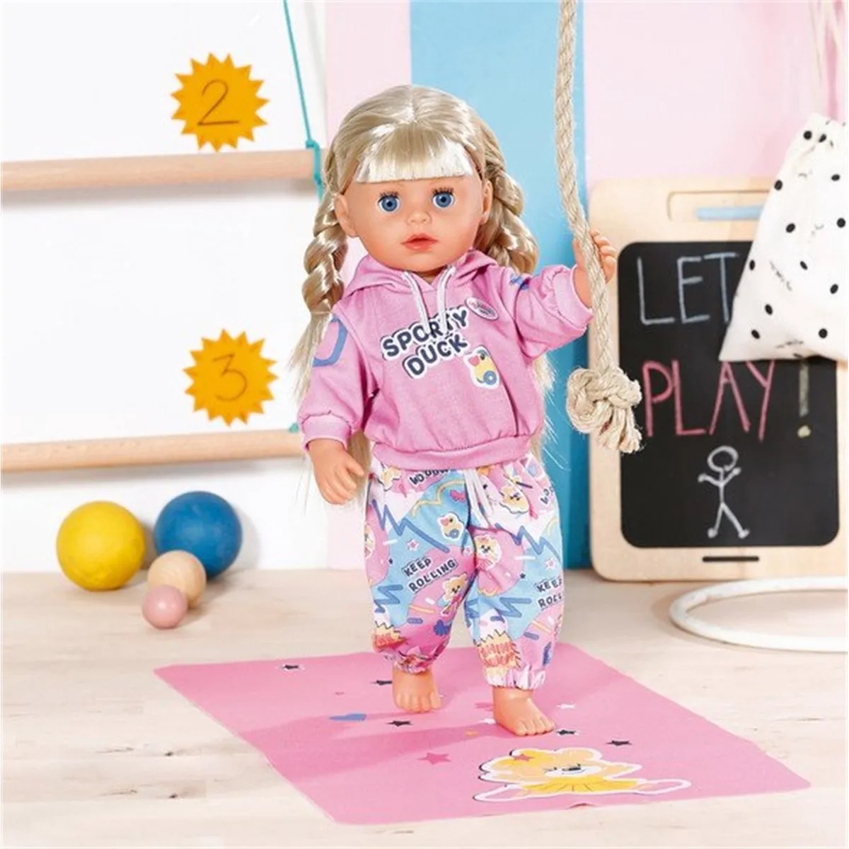 Baby Born Little Kindergarten Gymoutfit 36cm - Roze