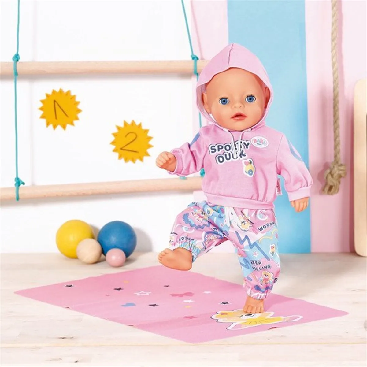Baby Born Little Kindergarten Gymoutfit 36cm - Roze