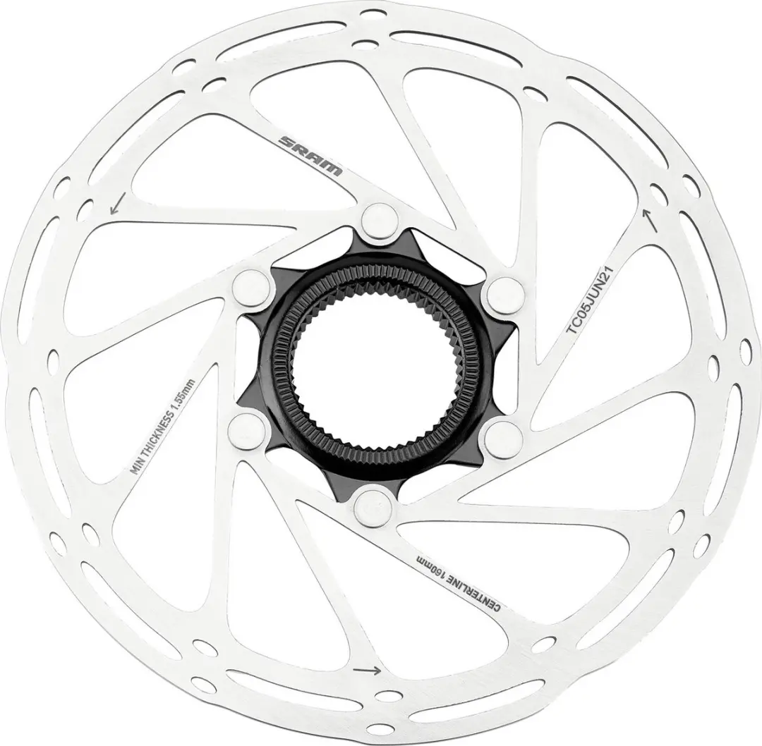 SRAM Centerline Centerlock Remschijf 180mm - Zwart - afbeelding 2 van 4