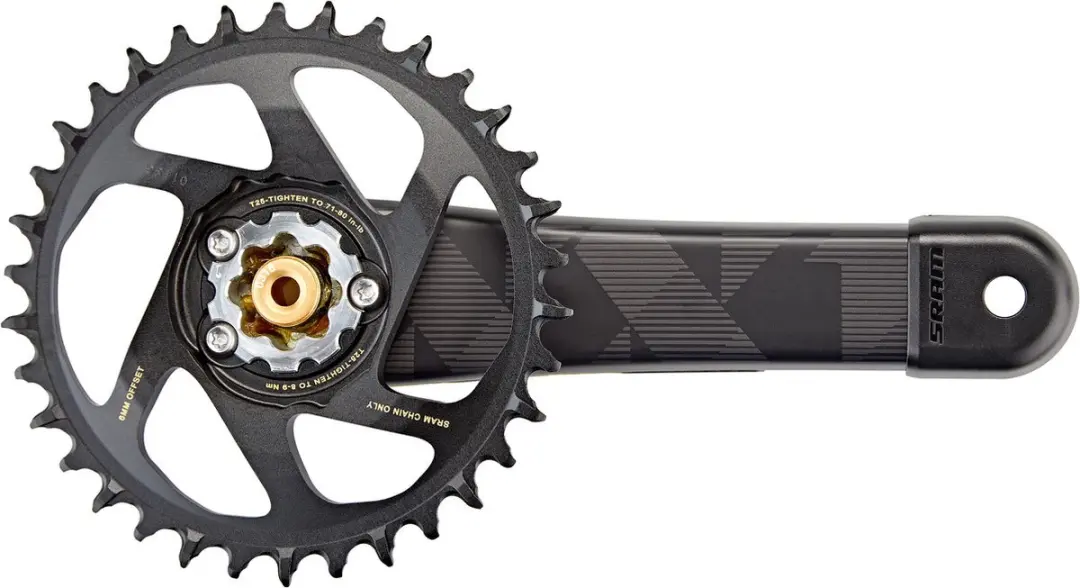 SRAM XX1 Eagle 148 DUB Crankset 34T - 12-speed - Zwart