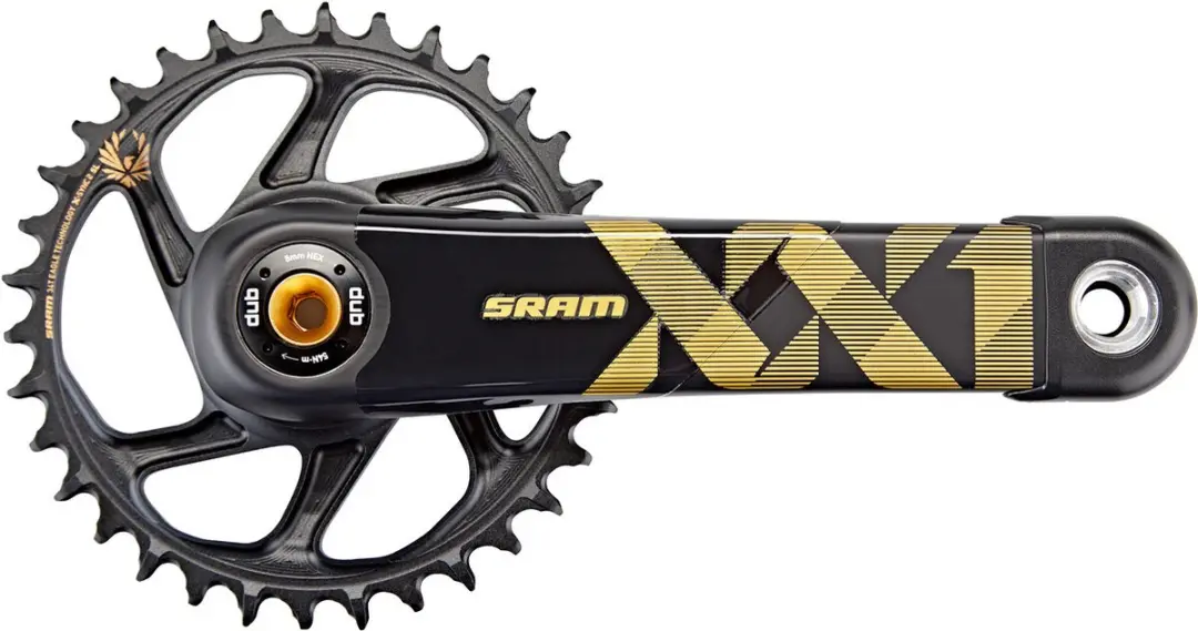 SRAM XX1 Eagle 148 DUB Crankset 34T - 12-speed - Zwart
