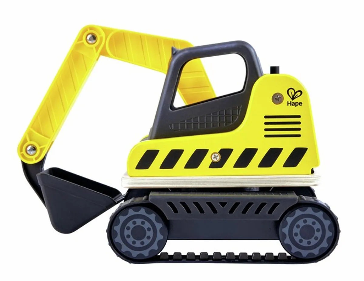 Hape Graafmachine 'n' Dump E3058 - Geel - afbeelding 6 van 6