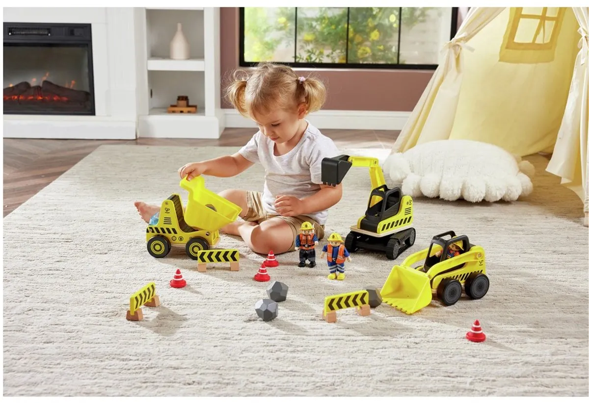 Hape Graafmachine 'n' Dump E3058 - Geel