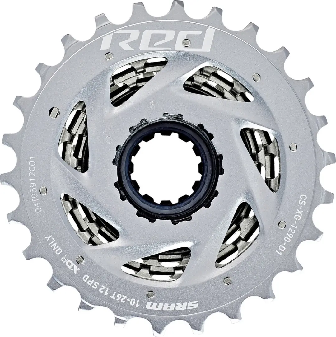 SRAM Red XG1290 D1 12-speed Cassette 10-28T - Zwart