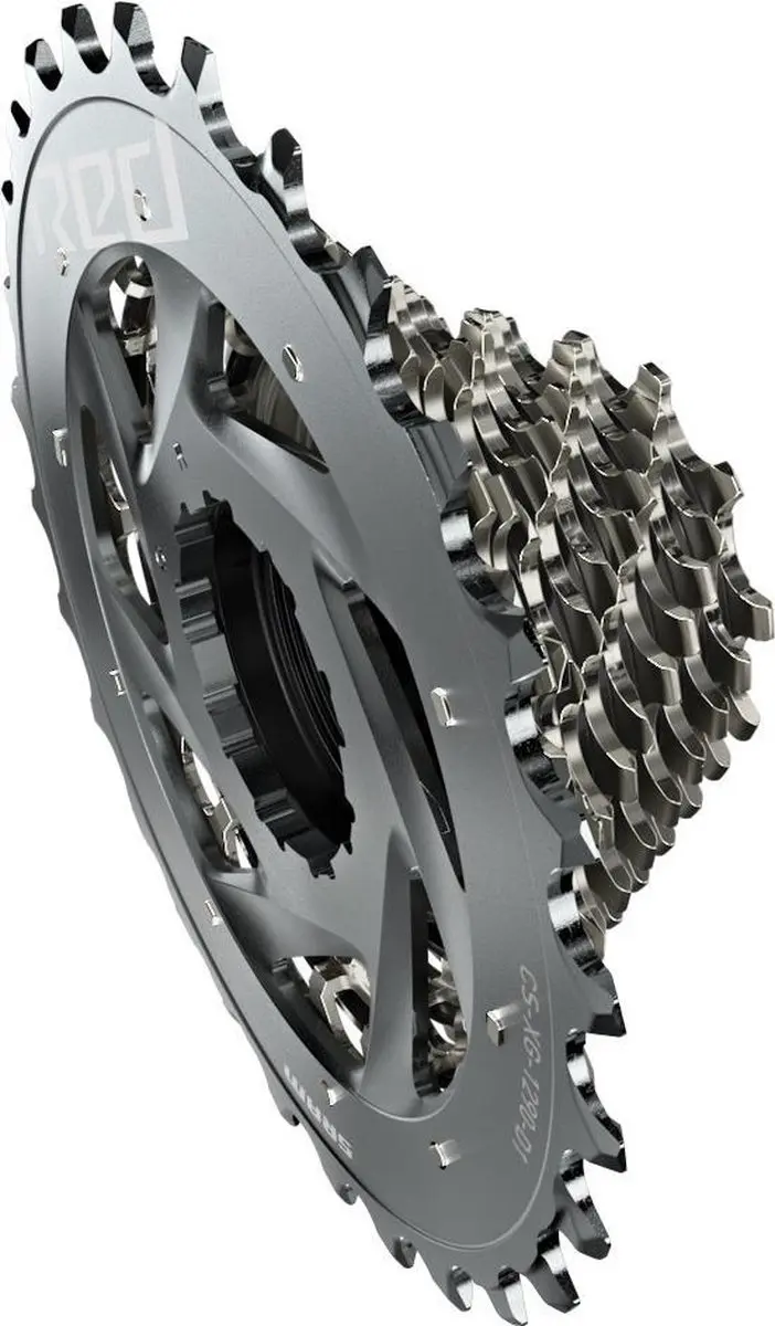 SRAM Red XG1290 D1 12-speed Cassette 10-28T - Zwart