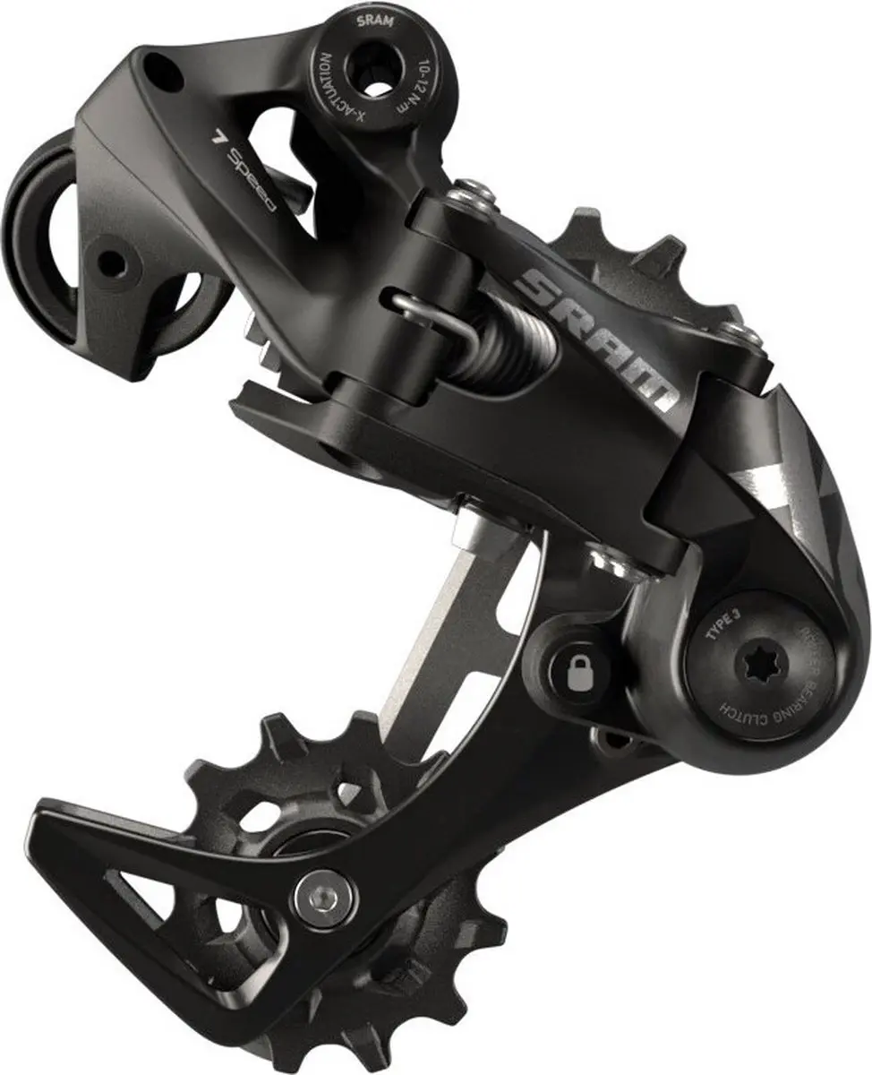 SRAM XO1 DH Achterderailleur 12V - Mountainbike - Zwart