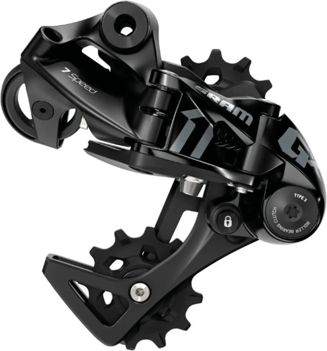 SRAM GX DH Type 3.0 Derailleur - 7-speed - Zwart