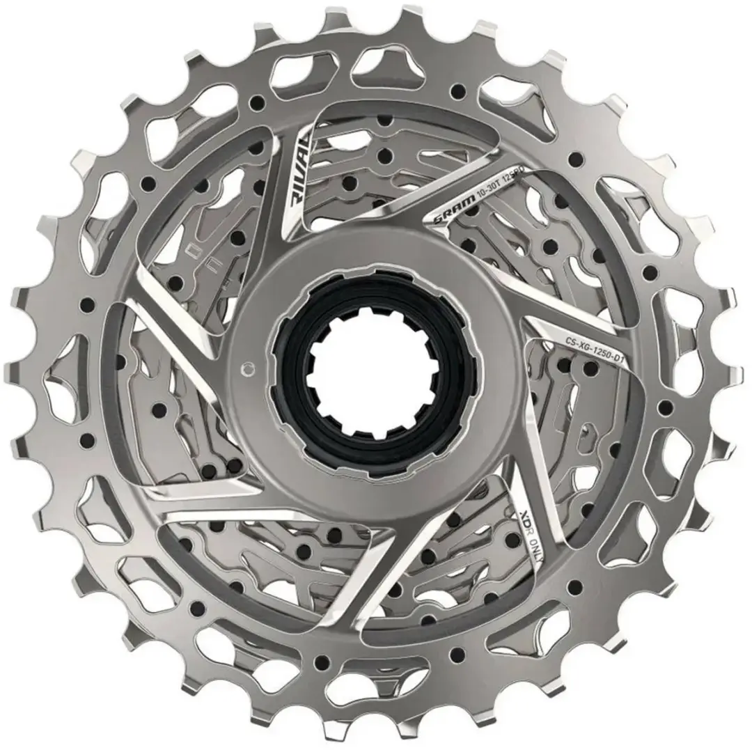 SRAM Rival AXS XG-1250 12-speed Cassette - Zilver - afbeelding 6 van 6