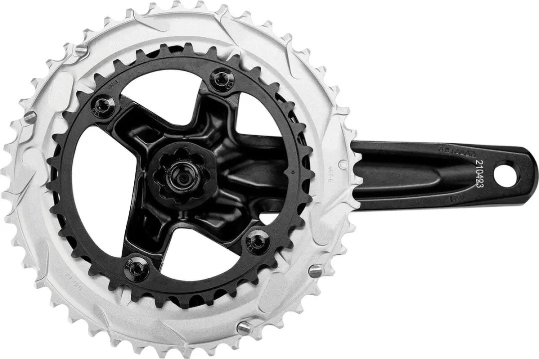 SRAM Rival AXS Dub Crankstel 175mm 33/46t - Vermogensmeter - Zwart
