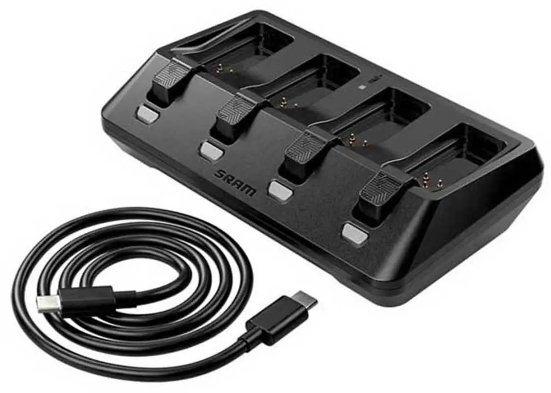 SRAM AXS Oplader 4 Poorten - Zwart