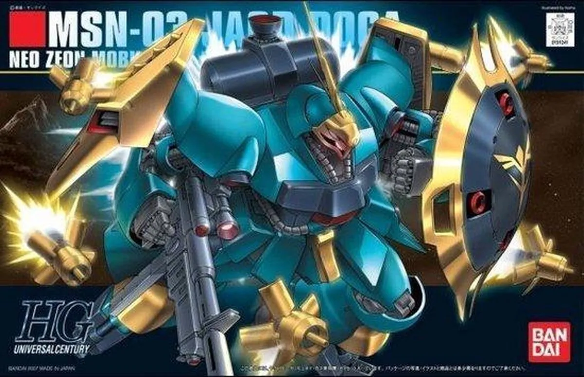 Bandai Namco HGUC Jagd Doga MSN-03 Model Kit 1/144 - Multi Color