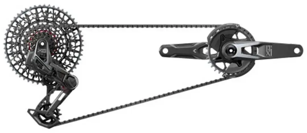 SRAM X0 T-Type Eagle Transmission AXS Groepset - 12 Versnellingen 175mm/32T - Zilver - afbeelding 2 van 2