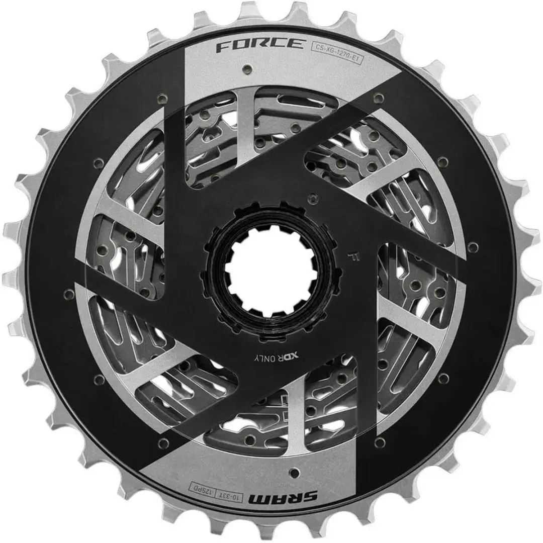 SRAM XG-1270 E1 12-speed Fietscassette - 126 Tanden - Zilver