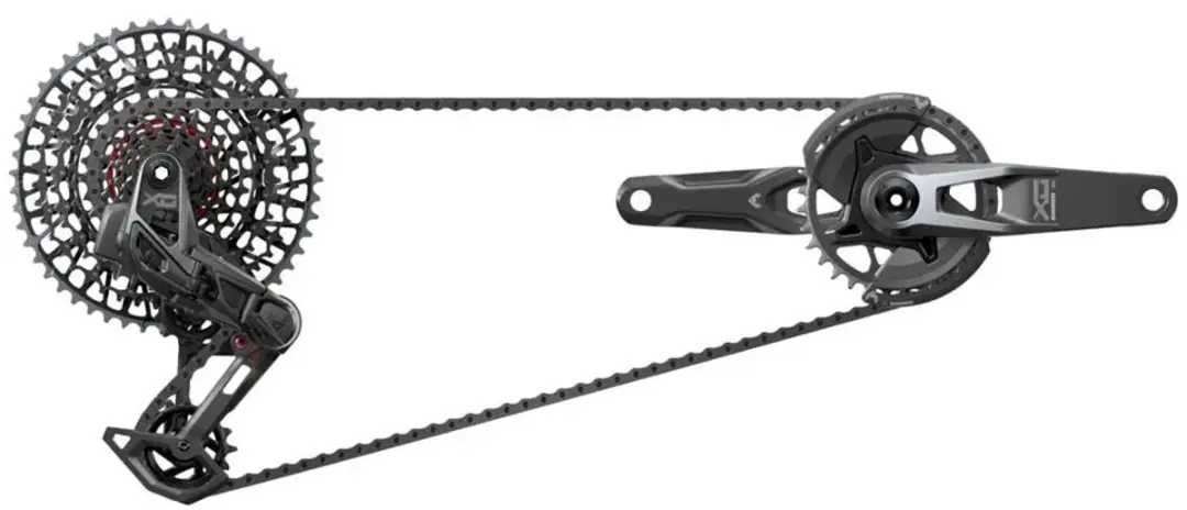 SRAM X0 AXS Eagle E-MTB Groepset - 10-52t / 34t - Zilver