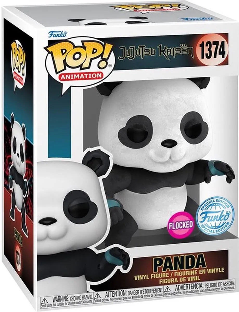 Funko Pop! Jujutsu Kaisen Panda #1374 Flocked Exclusive - Multi