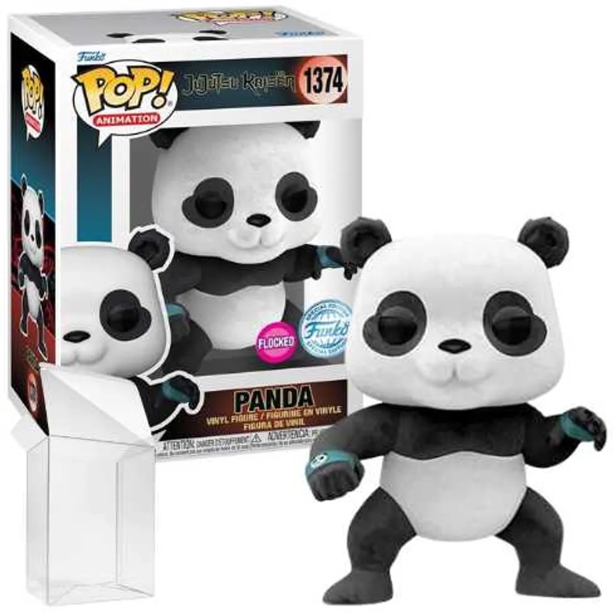 Funko Pop! Jujutsu Kaisen Panda #1374 Flocked Exclusive - Multi