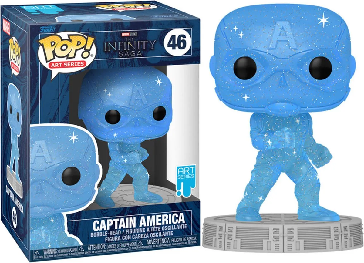 Funko Pop! Marvel Infinity Saga Captain America FAC-053571-21224 - Bonte kleuren - afbeelding 4 van 4