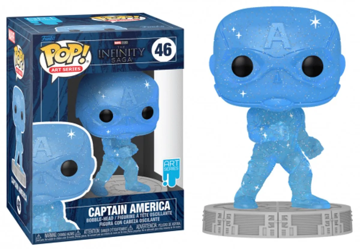 Funko Pop! Marvel Infinity Saga Captain America FAC-053571-21224 - Bonte kleuren - afbeelding 2 van 4