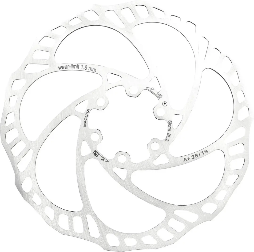Magura Remschijf 180mm 6-Gaats - Staal - Zilver - afbeelding 6 van 6
