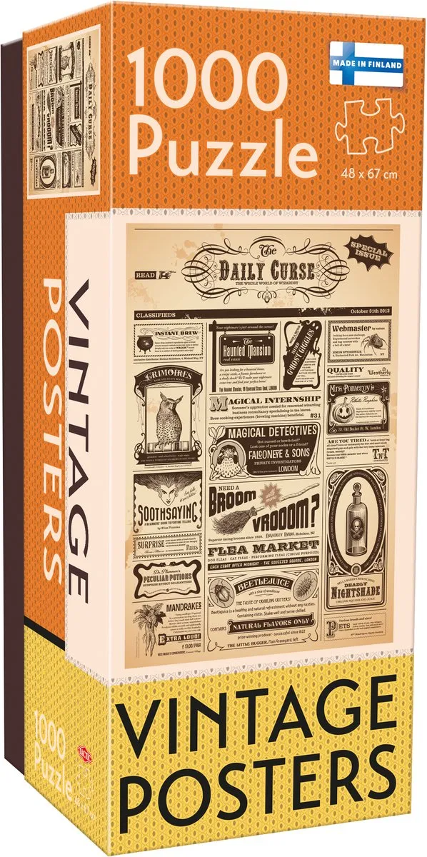 Tactic Puzzle 1000 Vintage Daily Curse