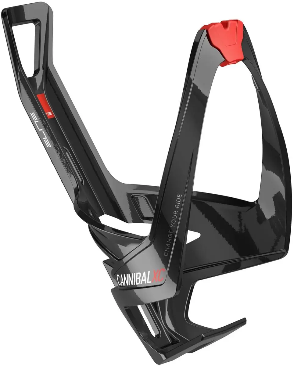 Elite Cannibal Xc Bidonhouder - Gloss Black/White