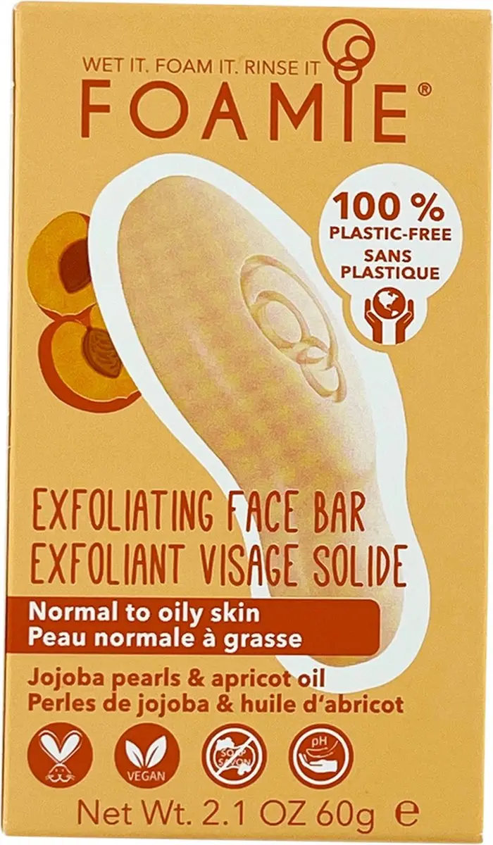 Foamie Face Bar Jojo & Abrikoos