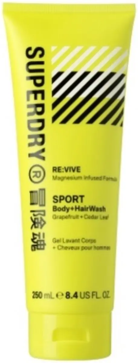 Superdry Sport RE:vive Body & Hair Wash 250ml