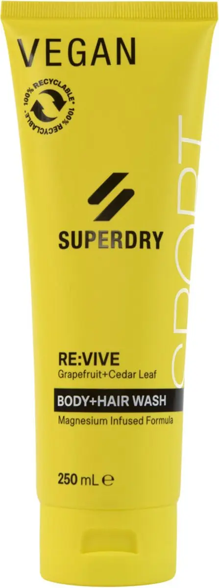 Superdry Sport RE:vive Body & Hair Wash 250ml