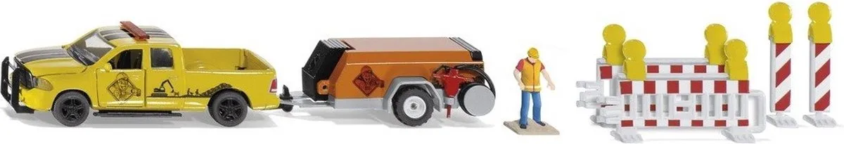 SIKU 3505 RAM 1500 met Compressor Trailer