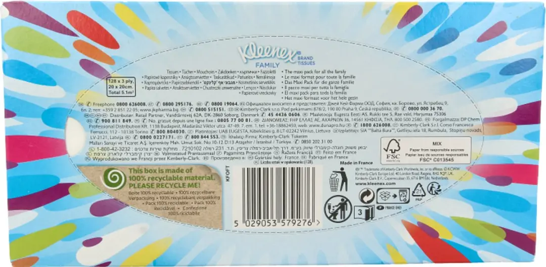 Kleenex Tissues Family 128 Stuks - afbeelding 3 van 6