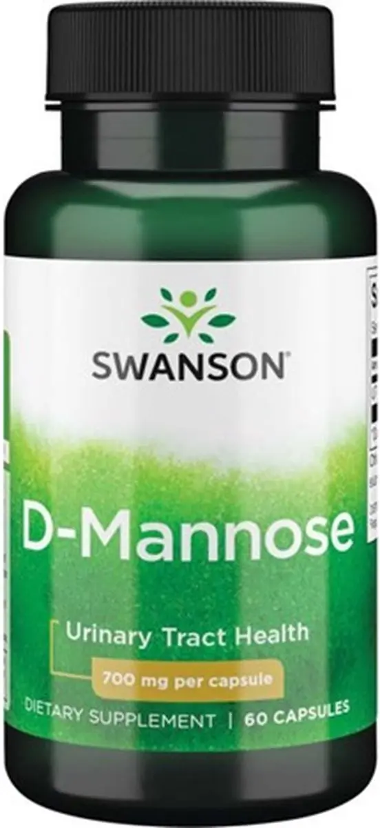Swanson D-Mannose 700mg - 60 Capsules