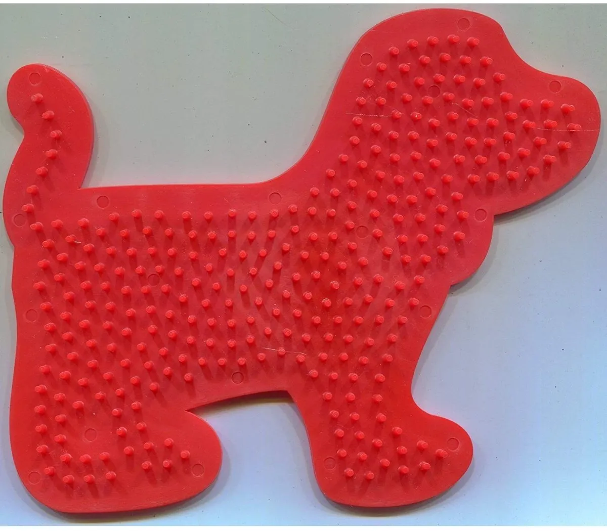SES Creative Beedz Strijkkralen Grondplaat Hond - Rood