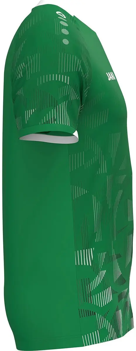 Jako Sonic Shirt Korte Mouw Heren - L - Groen/Zwart/Wit