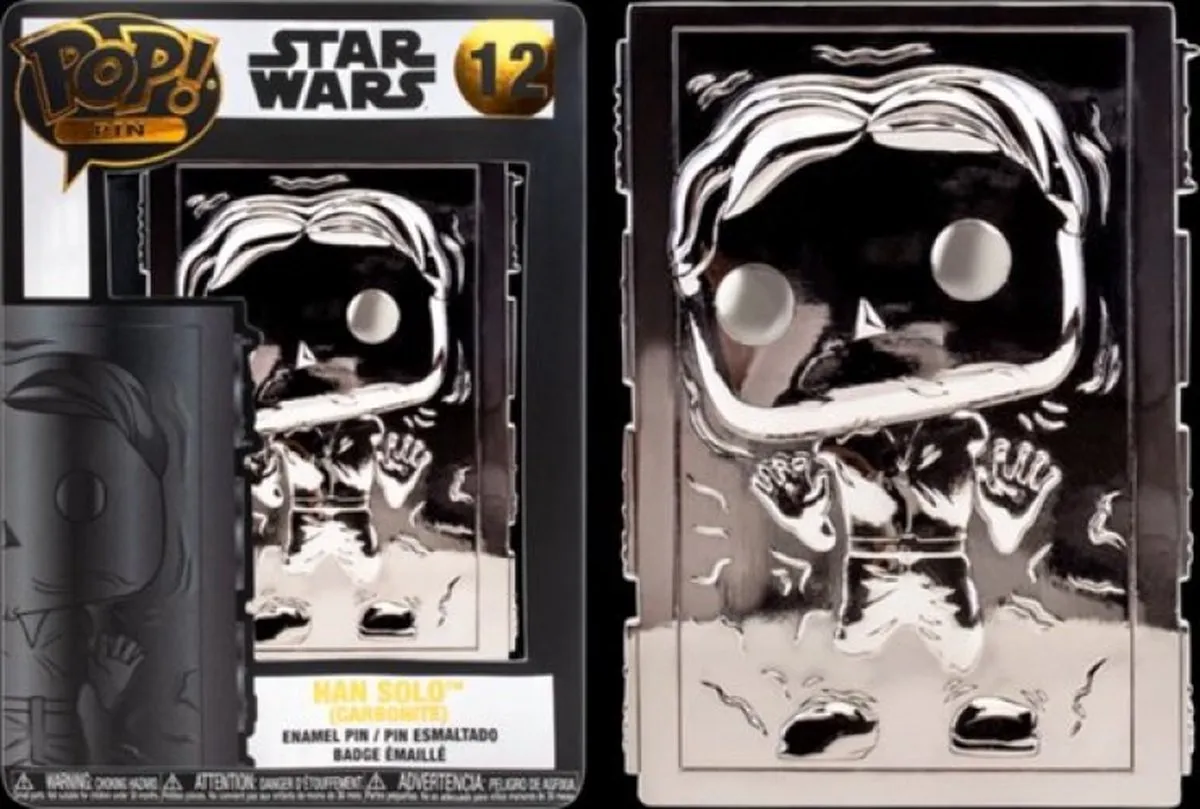 Funko Pop! Enamel Pin Han Solo in Carbonite #12