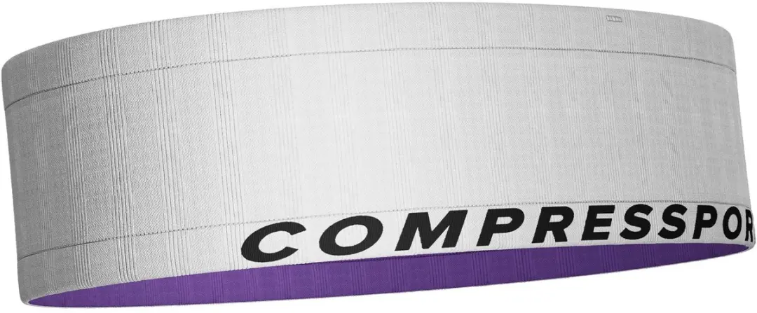 Compressport Free Belt - 1 Vak - XL/XXL - Wit/Royal Lilac